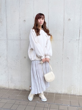 「apres jour（アプレジュール）のアイテム（スウェット）」を使った、apres_jourさん（レディース・158cm）の冬コーディネート