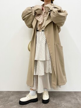 「apres jour（アプレジュール）のアイテム（ジャケット/アウター）」を使った、apres_jourさん（レディース・153cm）の冬コーディネート