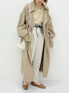 「apres jour（アプレジュール）のアイテム（バレエシューズ）」を使った、apres_jourさん（レディース・153cm）の春コーディネート