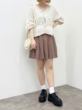 「apres jour（アプレジュール）のアイテム（ブーツ）」を使った、apres_jourさん（レディース・153cm）の春コーディネート