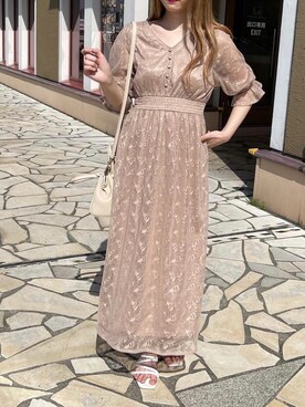 「apres jour（アプレジュール）のアイテム（サンダル）」を使った、apres_jourさん（レディース・153cm）の春コーディネート