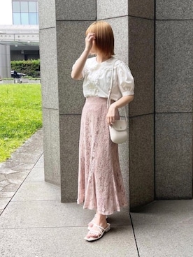 「apres jour（アプレジュール）のアイテム（サンダル）」を使った、apres_jourさん（レディース・153cm）の春コーディネート