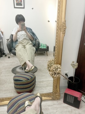 「職場」｜yuko konoさん（レディース・152cm）の春コーディネート