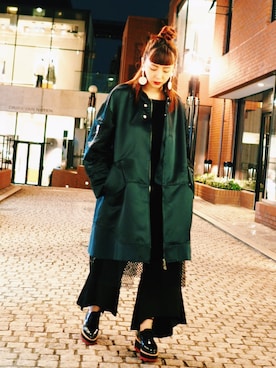 荻原桃子さん（レディース・161cm）の春コーディネート