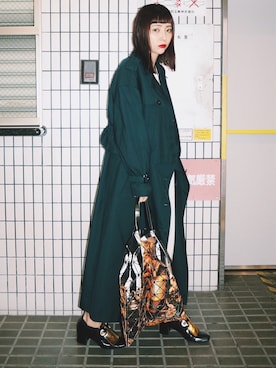 荻原桃子さん（レディース・161cm）の春コーディネート