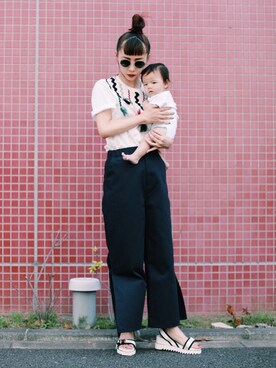 荻原桃子さん（レディース・161cm）の春コーディネート