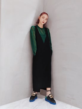 荻原桃子さん（レディース・161cm）の夏コーディネート