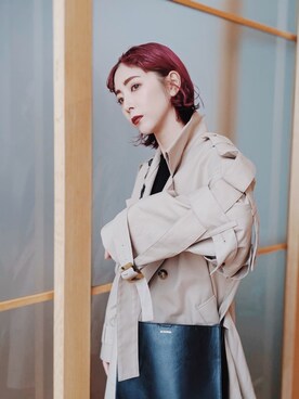 荻原桃子さん(レディース・161cm)の秋コーディネート