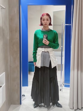 「渋谷PARCO」｜荻原桃子さん（レディース・161cm）の秋コーディネート