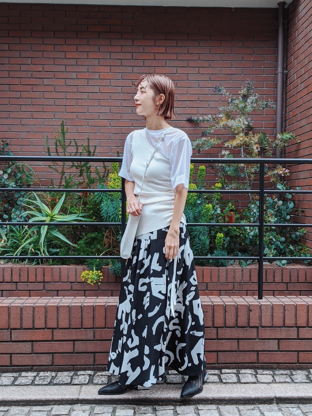 UN3D.（アンスリード）の「ペイントアートスカート（スカート