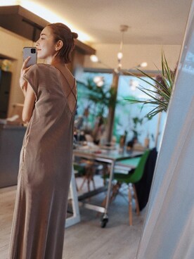荻原桃子さん(レディース・161cm)の夏コーディネート