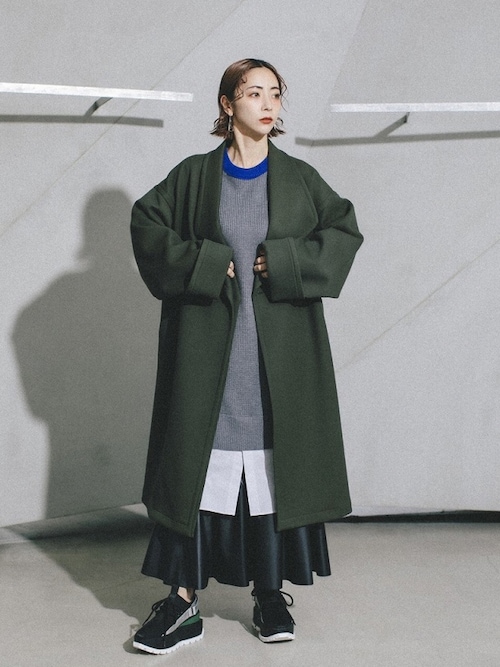 UN3D.（アンスリード）の「アシメカラードルマンコート（その他