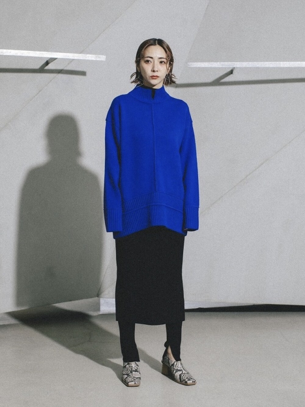 UN3D.（アンスリード）の「レイヤードニットパンツ（その他