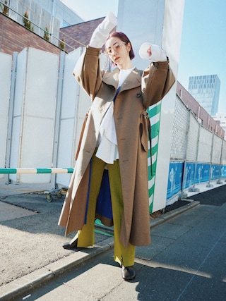 UN3D.（アンスリード）の「コクーントレンチコート（トレンチコート