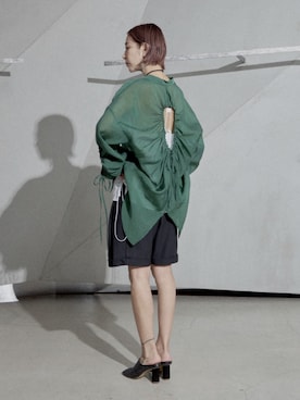 荻原桃子さん（レディース・161cm）の冬コーディネート