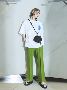 荻原桃子さん（レディース・161cm）の春コーディネート