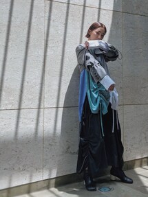 値下げ中 UN3D. アンスリード　クロップドジャケット　新品未使用タグ付き UN3D.（アンスリード）の「【UN3D.(アンスリード】CROPPED JK