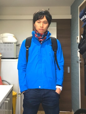 「ヒートテックニット」｜Satoshiさん（メンズ・177cm）の冬コーディネート