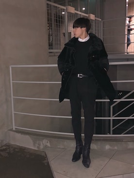 「OURET（オーレット）のアイテム（ジャケット/アウター）」を使った、中島拓也さん（メンズ・174cm）の春コーディネート