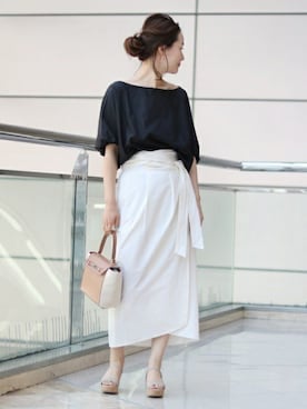 chikaさん（レディース・165cm）の春コーディネート