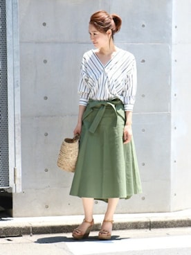 chikaさん（レディース・165cm）の春コーディネート