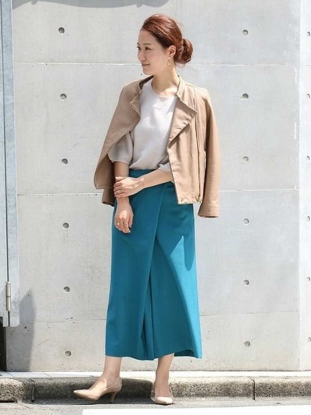 Nobleクロップドワイドラップパンツ （Noble - NOBLE クロップドワイド  