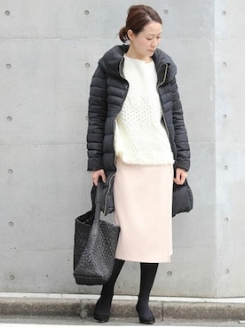 「TATRAS」｜「アイテム（パンプス）」を使った、chikaさん（レディース・165cm）の秋コーディネート