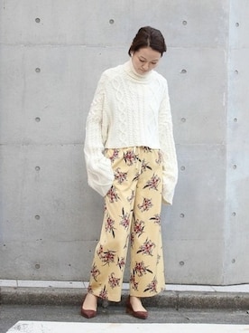 「ELIN（エリン）のアイテム」を使った、chikaさん（レディース・165cm）の冬コーディネート