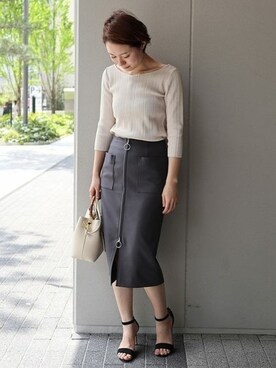 chikaさん（レディース・165cm）の春コーディネート