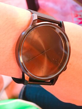 「KOMONO.（コモノ）の【KOMONO./コモノ】 WINSTON ROYALE (腕時計)（アナログ腕時計、ブラック系）」を使った、かんちゃんさん（メンズ・170cm）の冬コーディネート