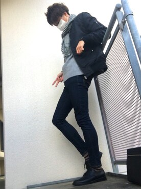 かんちゃんさん(メンズ・170cm)の冬コーディネート