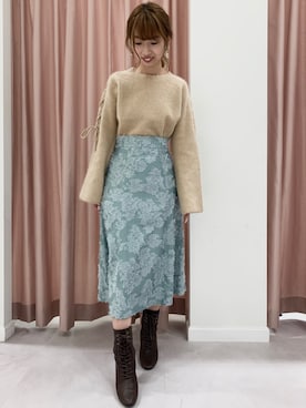 「JILL STUART（ジルスチュアート）のアイテム」を使った、tomokoさん（レディース・155cm）の秋コーディネート