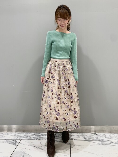 Tomoko Jillstuart Officialスタッフコーデ Jillstuartのスカートを使ったコーディネート Wear