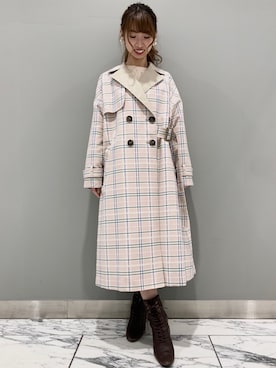 「JILL STUART（ジルスチュアート）のアイテム」を使った、tomokoさん（レディース・155cm）の冬コーディネート