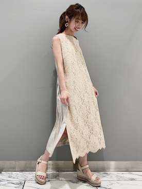 「プリーツ」｜tomokoさん（レディース・155cm）の春コーディネート