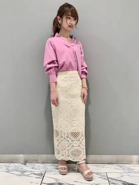 tomokoさん（レディース・155cm）の春コーディネート