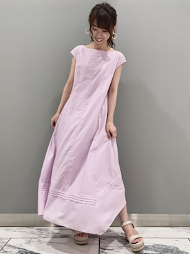 「JILL STUART（ジルスチュアート）のアイテム」を使った、tomokoさん（レディース・155cm）の夏コーディネート