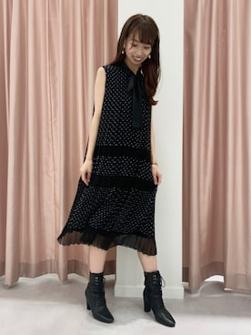 「プリーツ」｜tomokoさん（レディース・155cm）の夏コーディネート