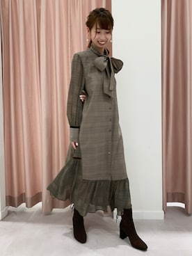 tomokoさん（レディース・155cm）の秋コーディネート