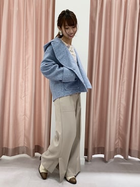 「ジルスチュアート」｜「アイテム（その他アウター）」を使った、tomokoさん（レディース・155cm）の秋コーディネート