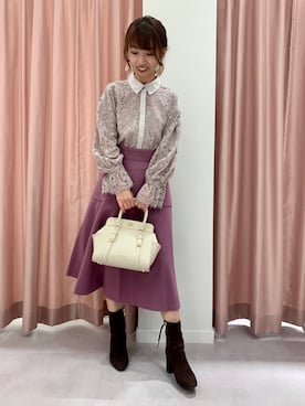 「JILL STUART（ジルスチュアート）のアイテム」を使った、tomokoさん（レディース・155cm）の秋コーディネート