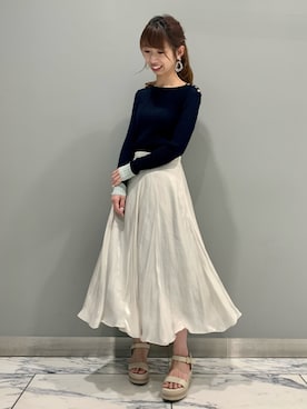 tomokoさん（レディース・155cm）の春コーディネート