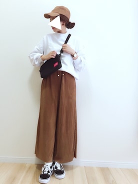 「コーデュロイキャップ」｜haru さん（レディース・161cm）の秋コーディネート