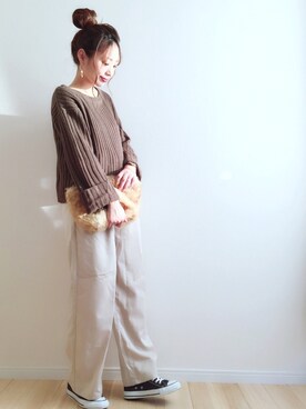 haru さん（レディース・161cm）の冬コーディネート