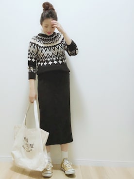 haru さん（レディース・161cm）の冬コーディネート