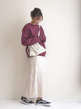 「TODAYFUL（トゥデイフル）のTODAYFUL(トゥディフル) ''Vintage Apron Sacoche'' ヴィンテージエプロンサコッシュ ／11821066（ショルダーバッグ）」を使った、haru さん（レディース・161cm）の秋コーディネート