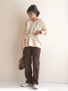 haru さん（レディース・161cm）の秋コーディネート