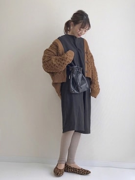 haru さん（レディース・161cm）の冬コーディネート