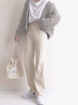 「CONVERSE TOKYO（コンバーストウキョウ）のアイテム」を使った、haru さん（レディース・161cm）の春コーディネート