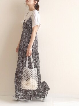 「andr」｜haru さん（レディース・161cm）の夏コーディネート